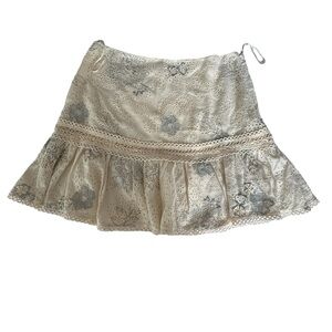 Cute skirt with detailed beads.Size small